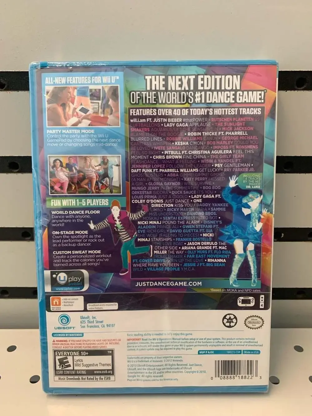 Just Dance 2014 Nintendo Wii U Factory Sealed Brand New